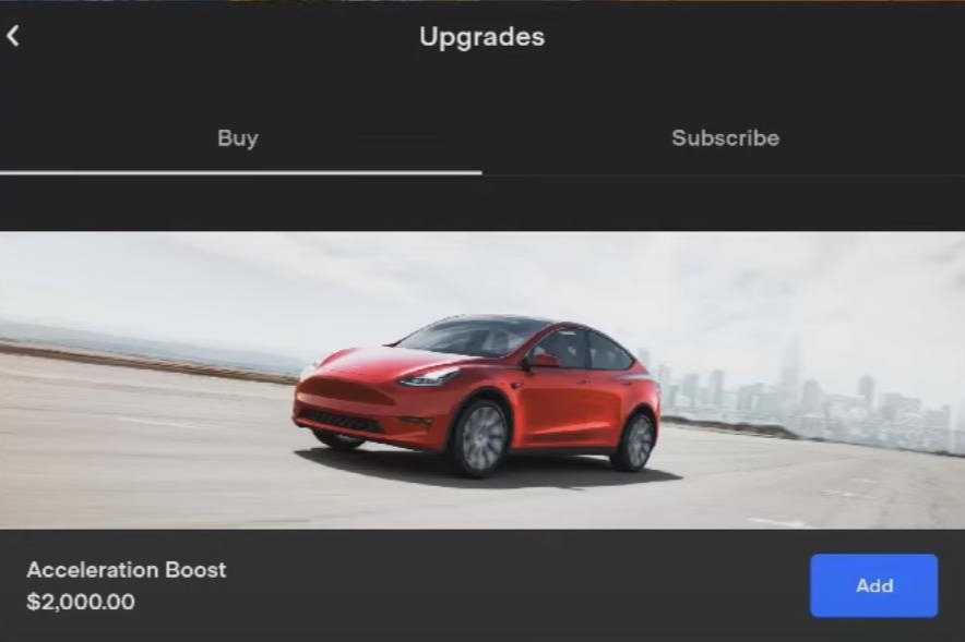 特斯拉为“4680电池版Model Y”推出加速升级包