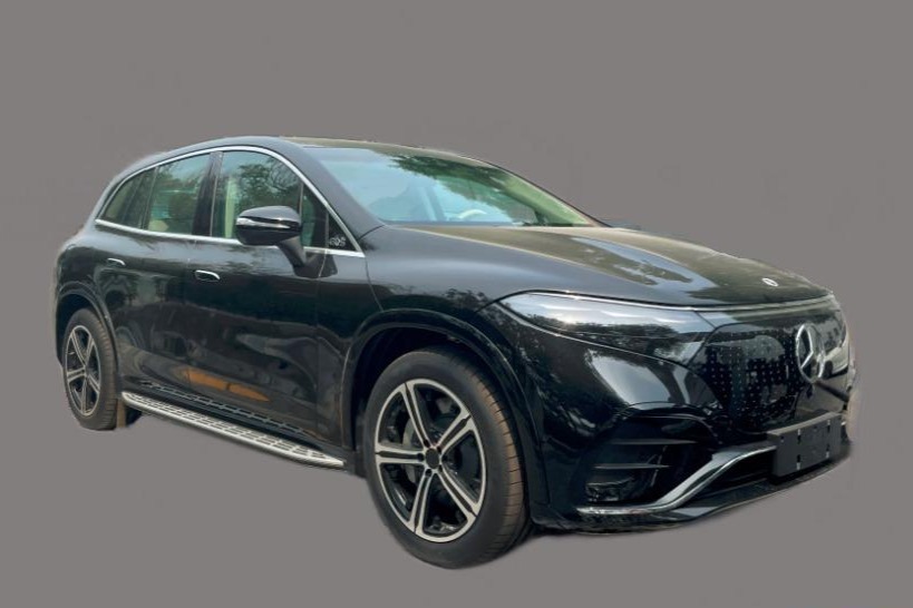 奔驰EQS SUV国内无伪实车谍照  再现家族式设计语言