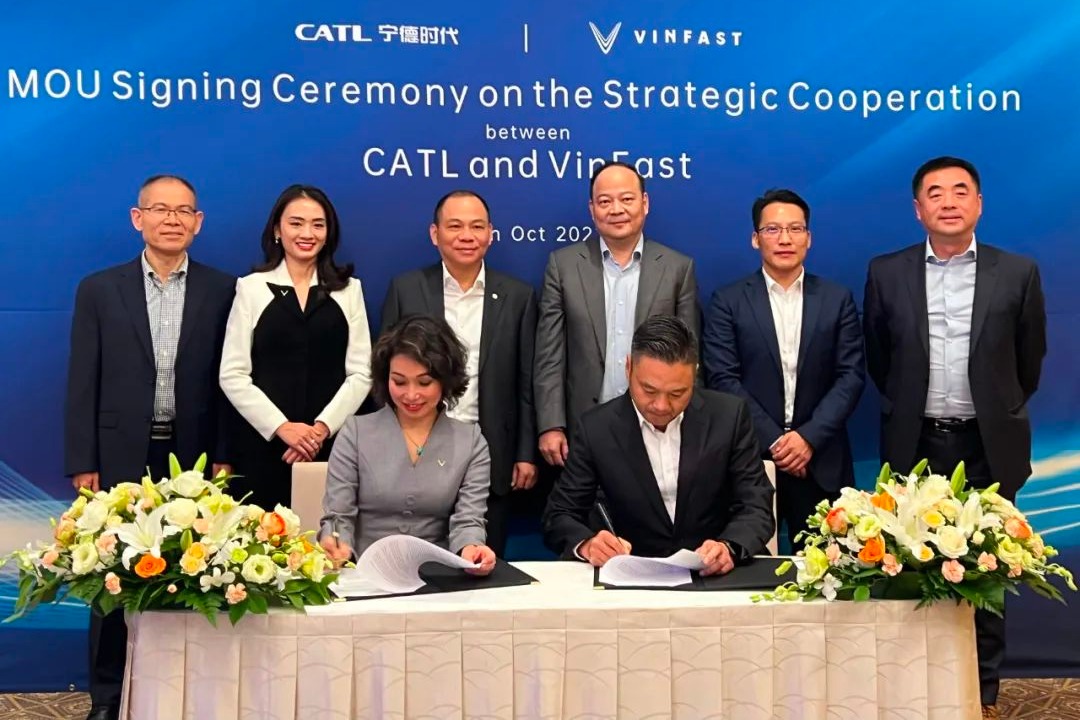 宁德时代与VinFast将在CIIC滑板底盘等项目开展合作