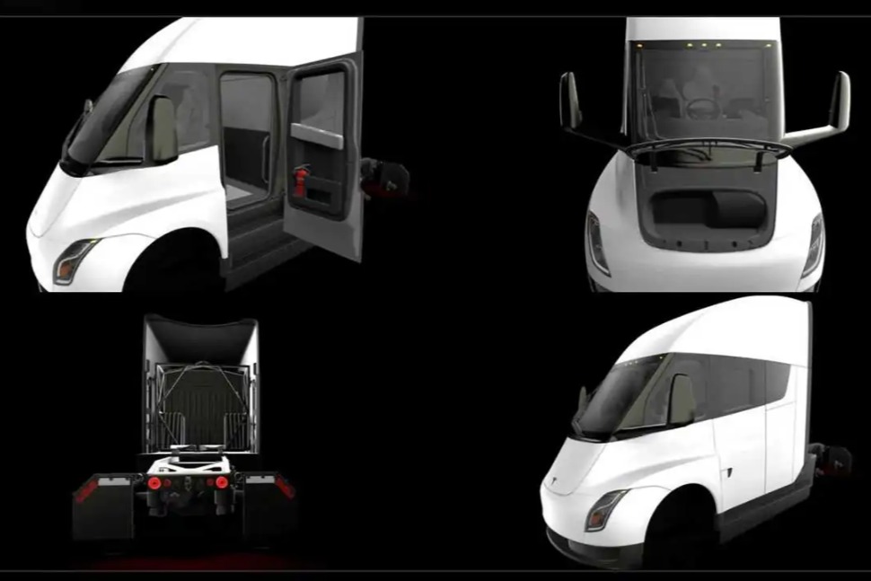 12月1日交付，特斯拉Semi细节图曝光