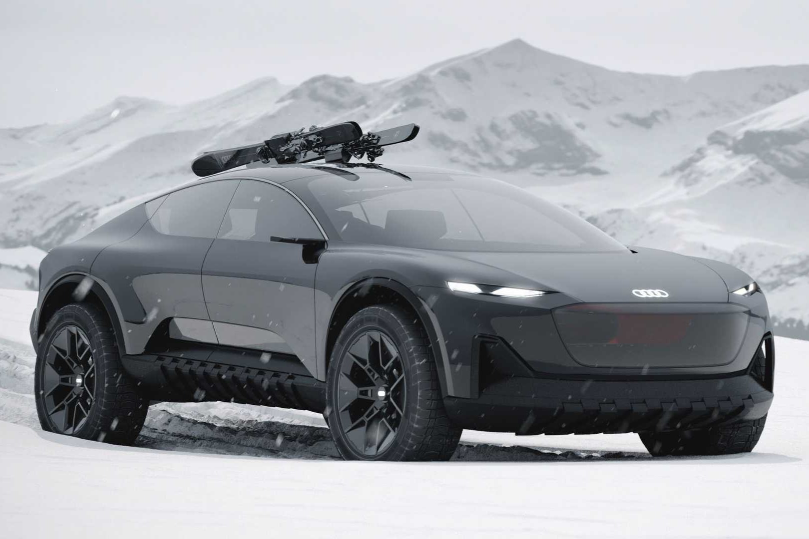 集轿跑、SUV、越野、皮卡于一身，奥迪Activesphere概念车首发亮相