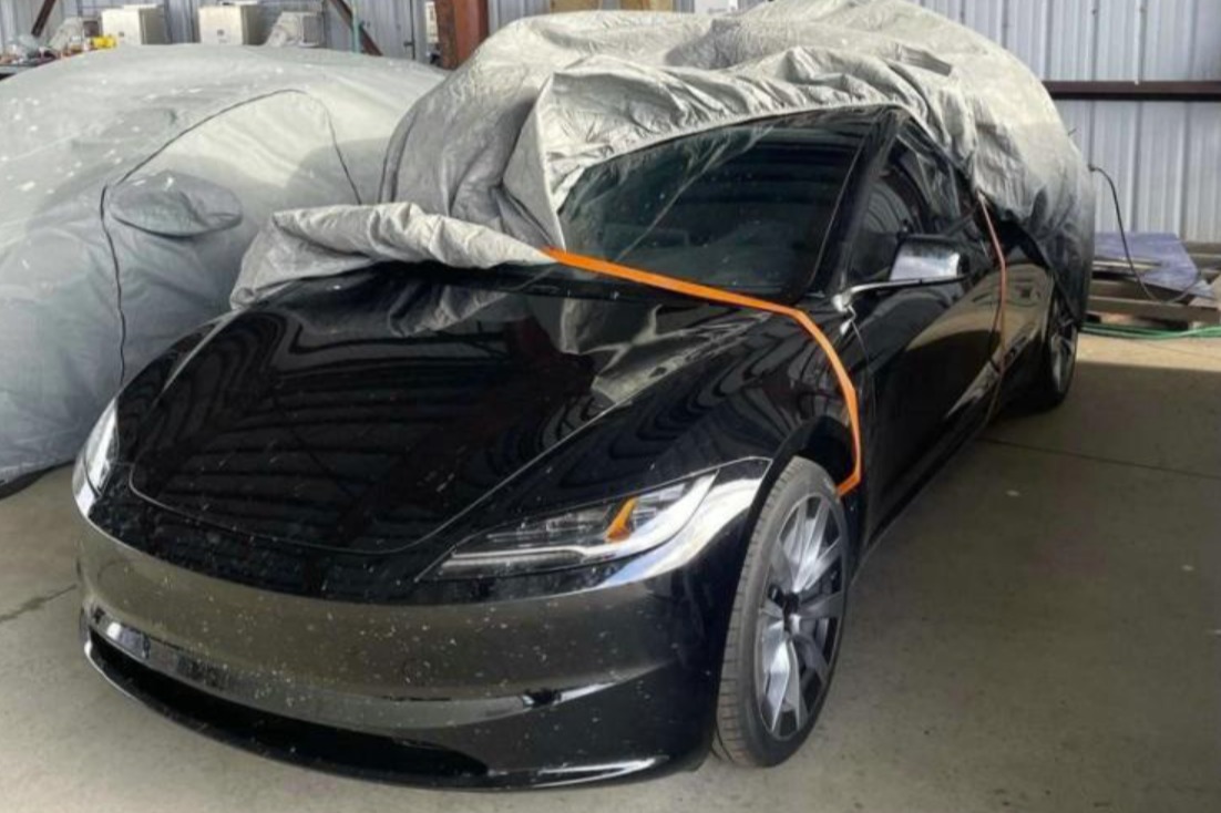 改款Model 3前脸曝光,大灯组变化最大