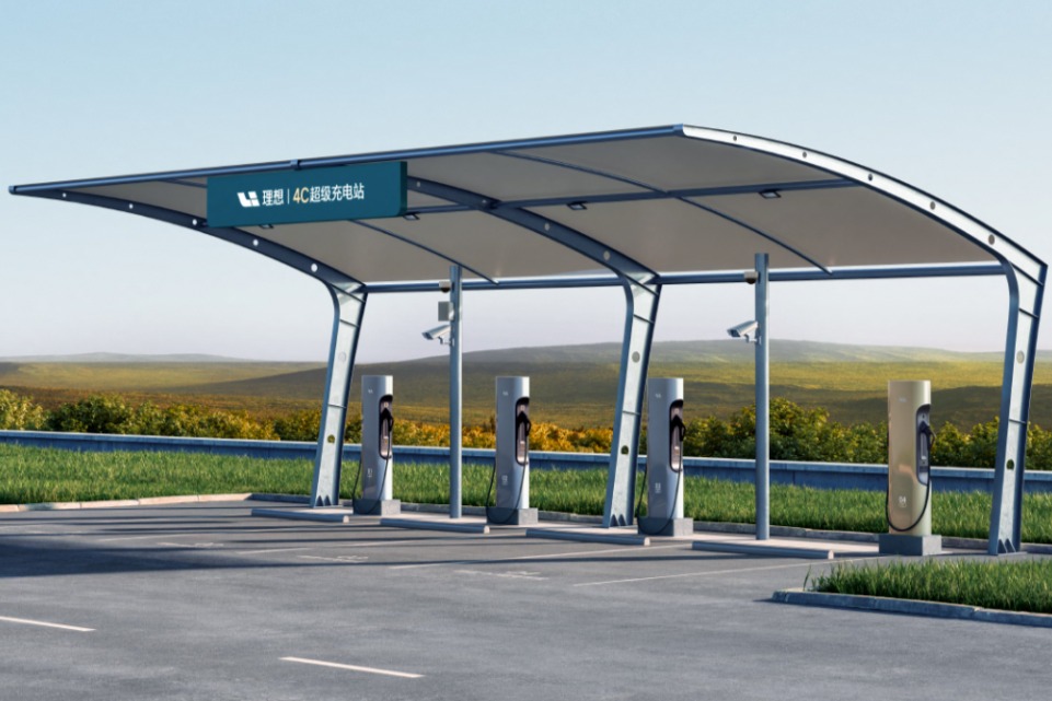 理想新增6座4C超级充电站，分设在三个省份