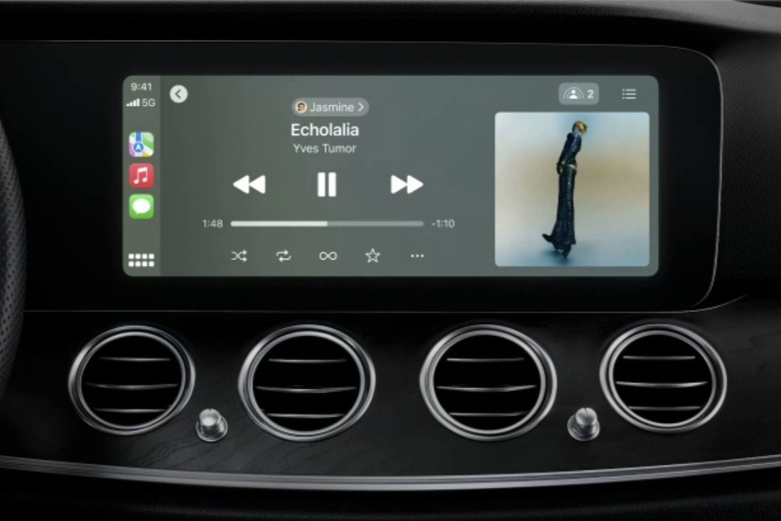 苹果CarPlay增加同播共享功能,iOS 17系统可使用