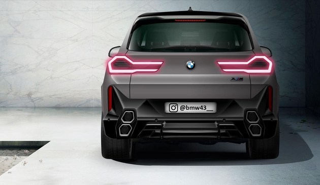 Представлены рендеры BMW XM, позиционирующие элитный и властный.