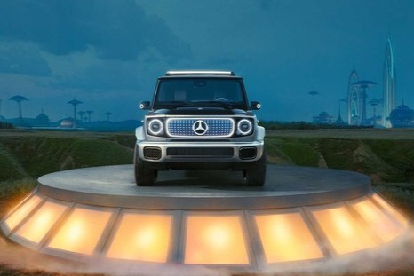  慕尼黑车展奔驰电动化军团来袭 EQG概念车/硬派纯电大G领衔