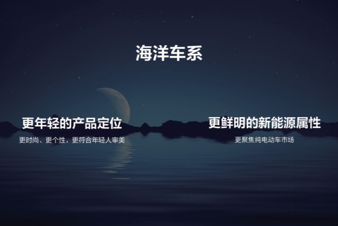 比亚迪海洋系新车规划： 海豹 海狮 海鸥将悉数亮相