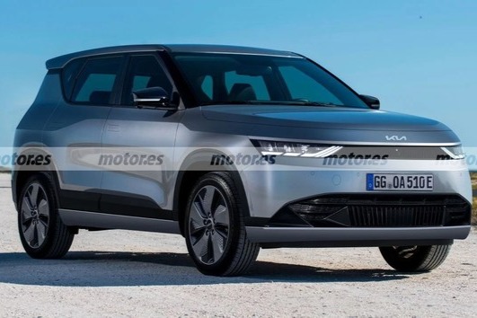起亚纯电动SUV EV4假想图曝光 或将于2022年亮相