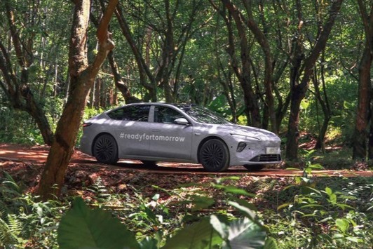 蔚来 ET7 已经完成在海南三亚为期一个月的夏季高温测试