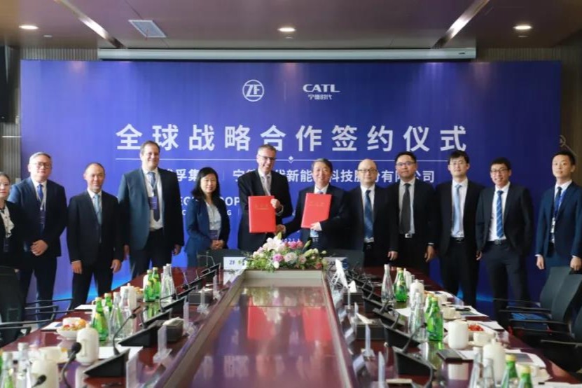宁德时代与采埃孚合作 推进电池售后服务等相关业务