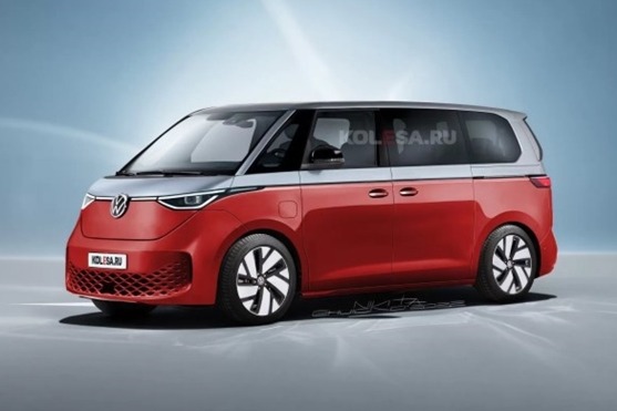 ID.BUZZ最新假想图曝光，丑萌造型MPV将于3月9日首发