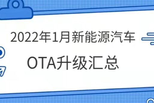 2022年1月新能源汽车OTA升级月报  特斯拉小鹏等4家