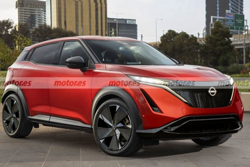 日产加快电气化布局，纯电动SUV渲染图曝光，预计后年亮相