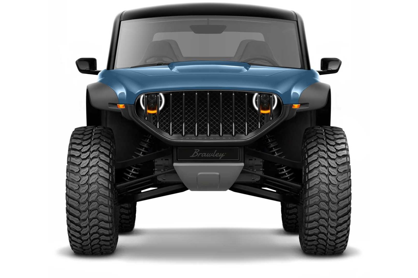 Vanderhall Brawley EV 越野车配备了四轮35英寸轮胎