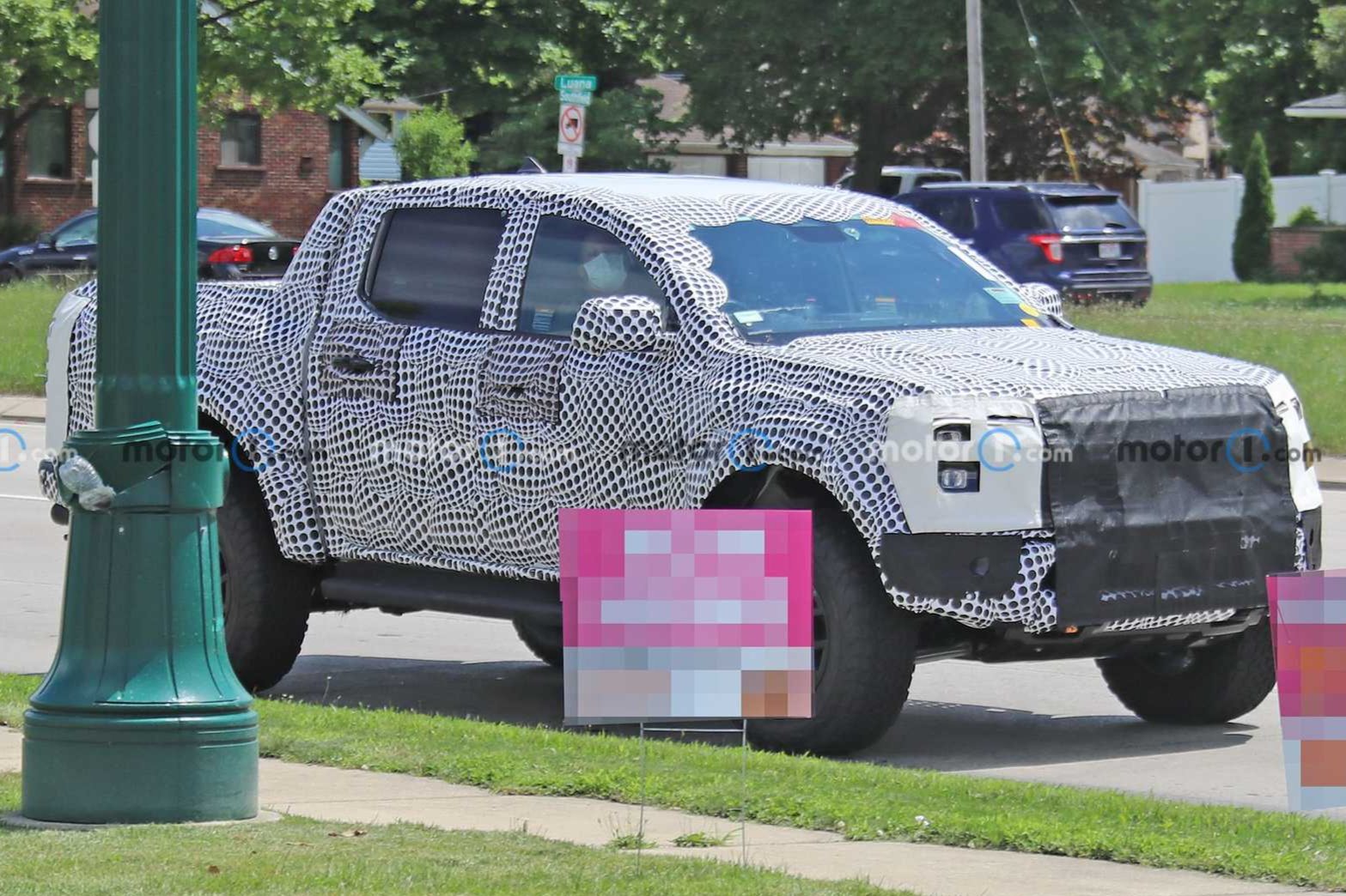 福特猛兽Ranger Raptor路试照曝光