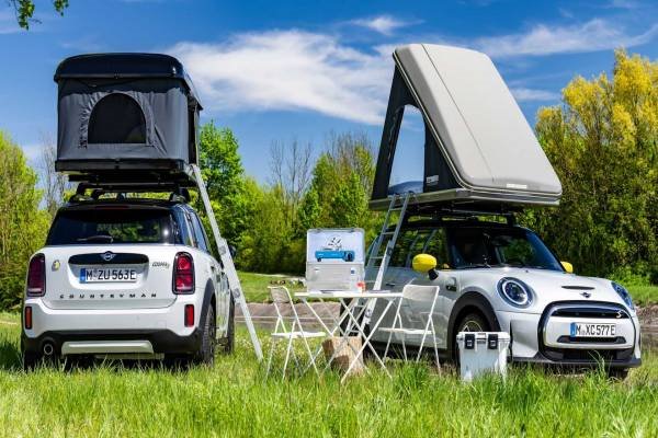 Mini 为 Cooper SE、Countryman All4 Hybrid 提供屋顶帐篷