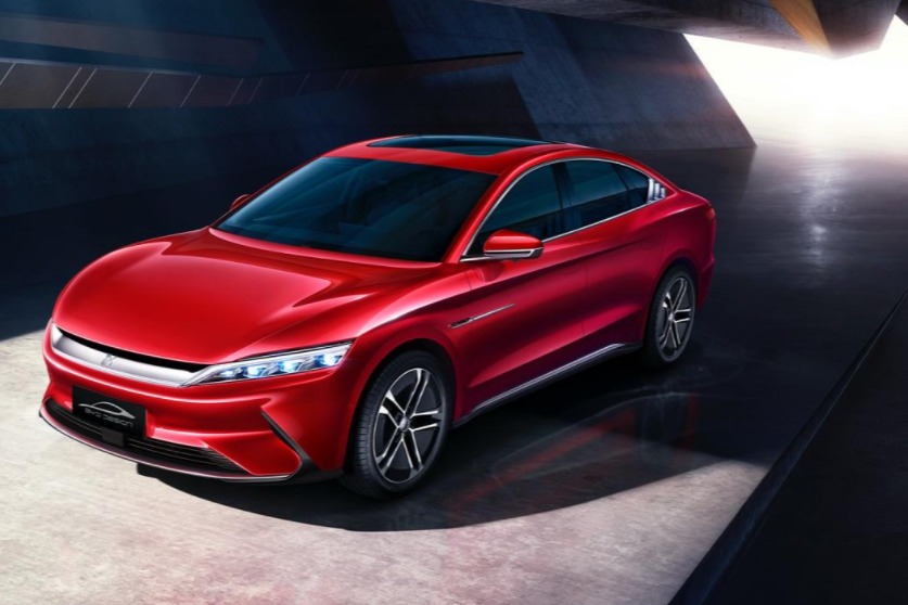 死磕Model 3、小鵬P7，比亞迪漢EV又出新法寶