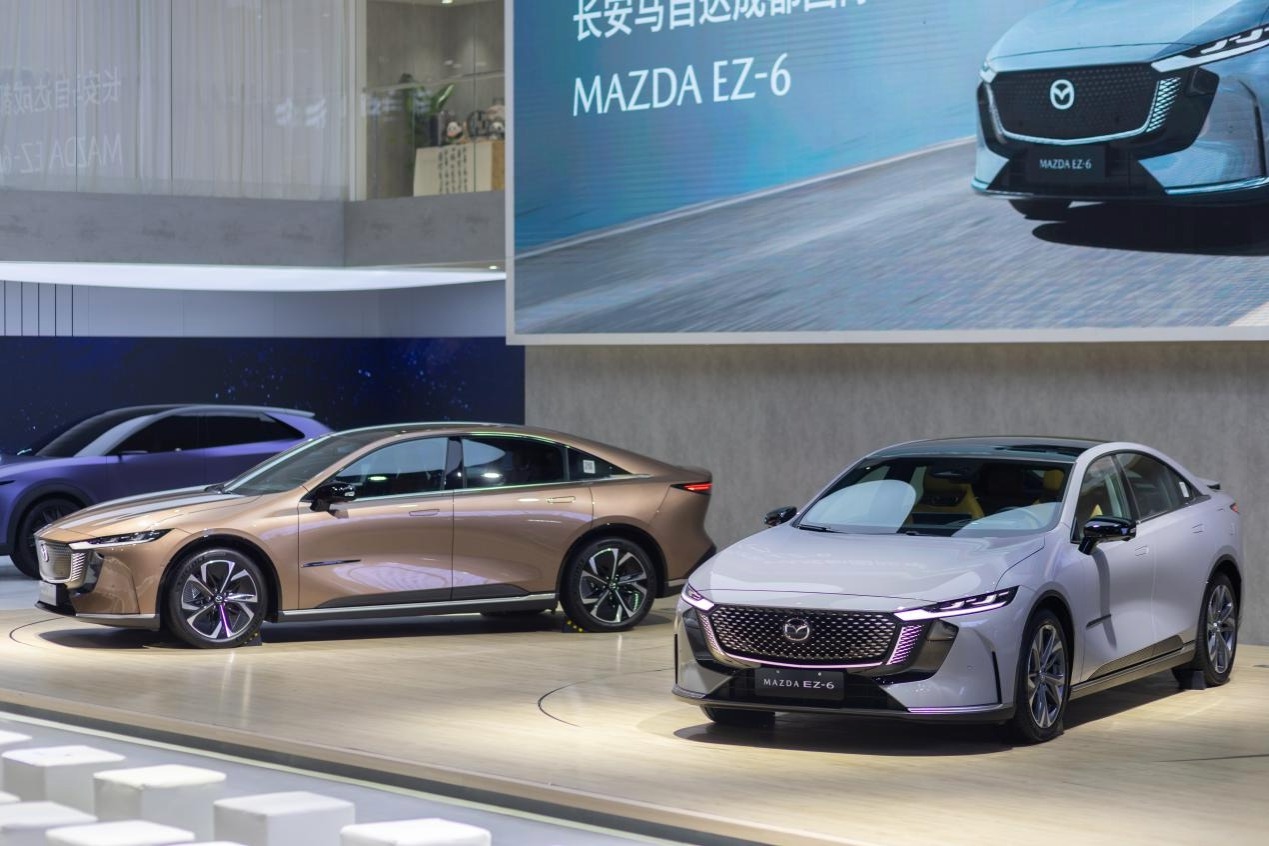 合資新能源正式進入純電平臺時代 MAZDA EZ-6亮相2024成都國際車展