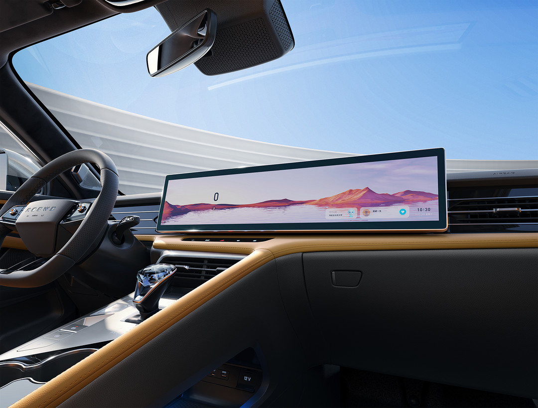全新第三代荣威RX5采用27英寸4K全景智能交互滑移屏.jpg