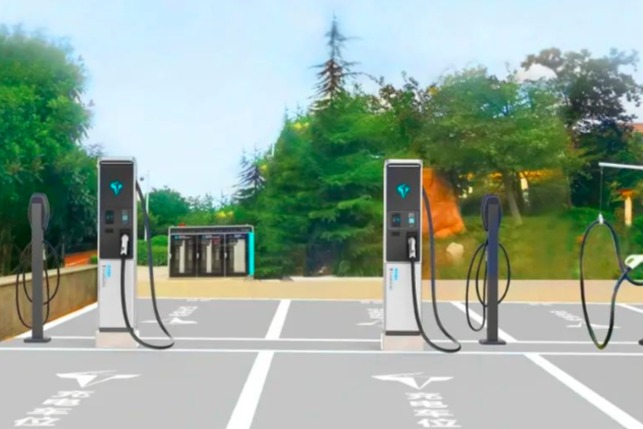 特来电液冷超充桩上线，充电5分钟，续航300+公里