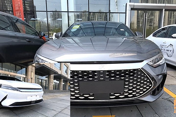 比亚迪汉DMI对比汉EV实拍，这两点变化最大，改成这样你喜欢吗