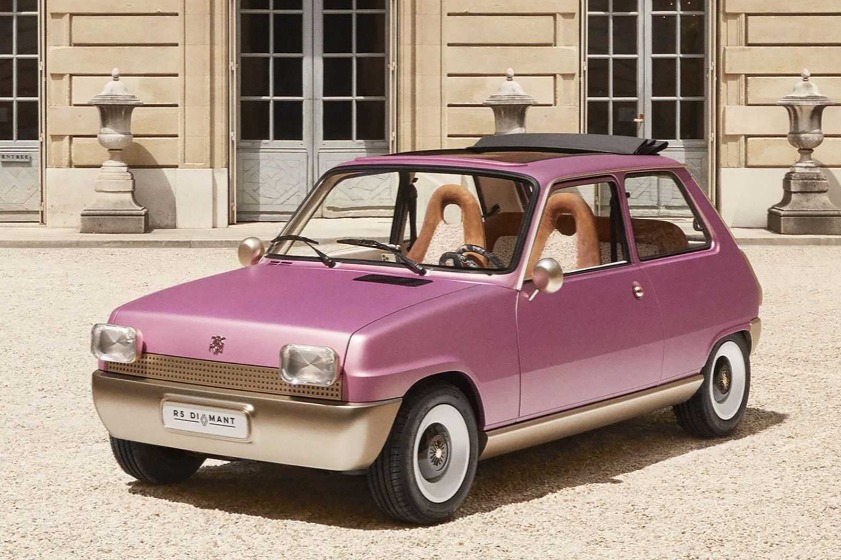 又一辆纯电复古小车曝光！雷诺5钻石版概念车官图发布