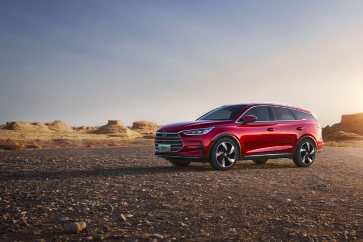 中国品牌最快的混动SUV上市 比亚迪唐DM-p售价28.98万元起