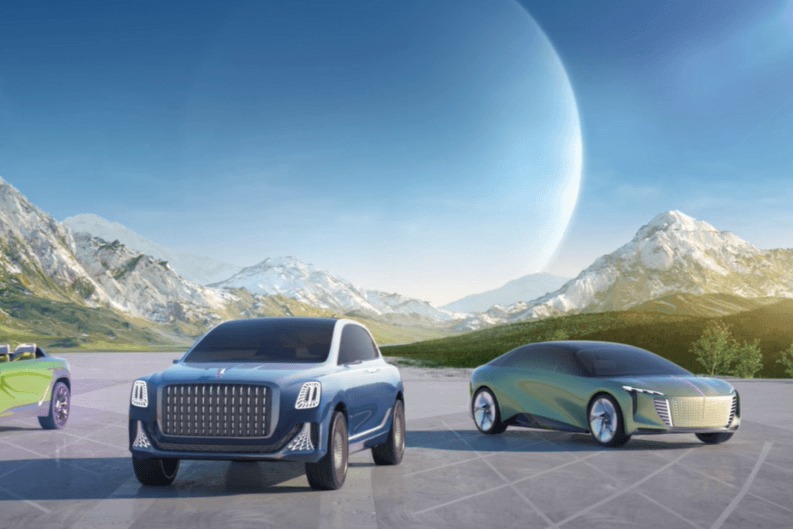 红旗发布3款新能源概念车，轿车SUV都有/最快3秒破百