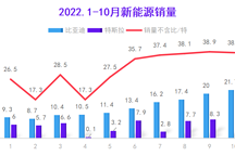 新能源增長遇瓶頸，僅比亞迪、特斯拉帶動銷量增長