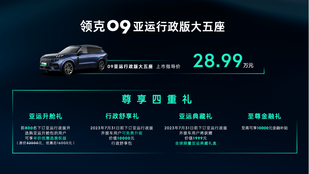 Пятиместный автомобиль Lynk & Co 09 уже здесь по цене 289 900 юаней.