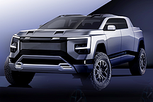 福田皮卡全新P4平臺草圖來了，100度電續(xù)航超700KM