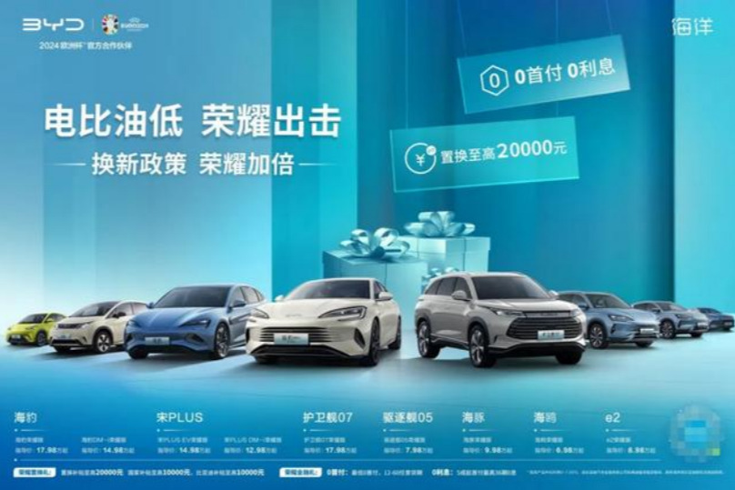比亚迪海洋网推出优惠购车政策，置换补贴至高1万元