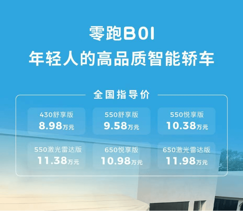 8万多起步，零跑B01对比小鹏M03，谁更值？