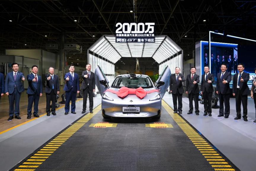 用时一年半，我国新能源产销达成第二个千万