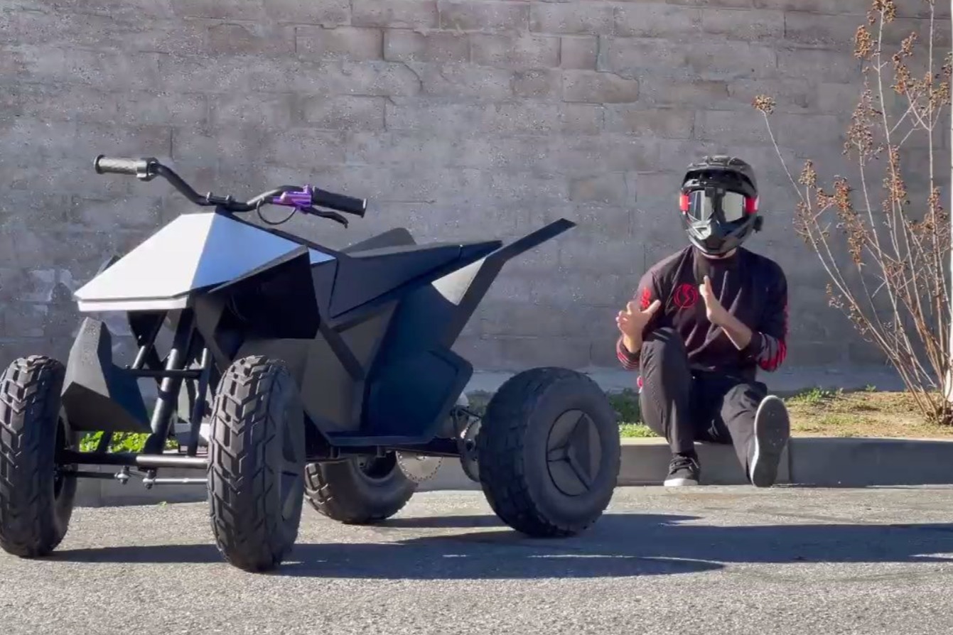 特斯拉儿童玩具车Cyberquad 国内首批实车已到店
