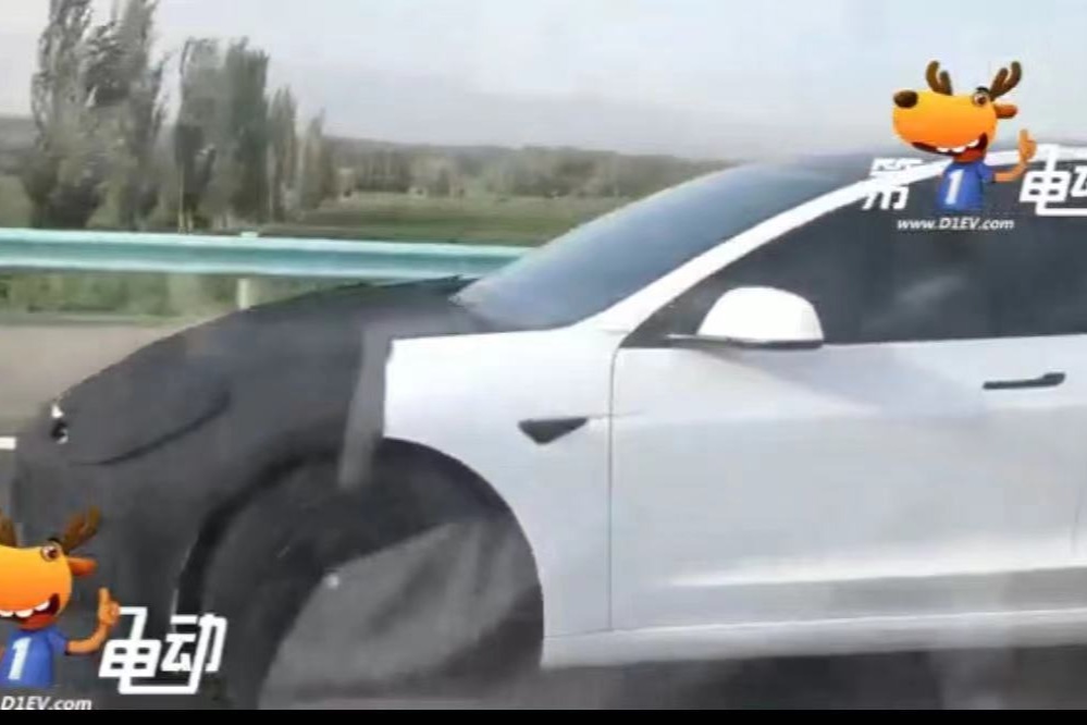 新款model 3最新实车路测视频来了!