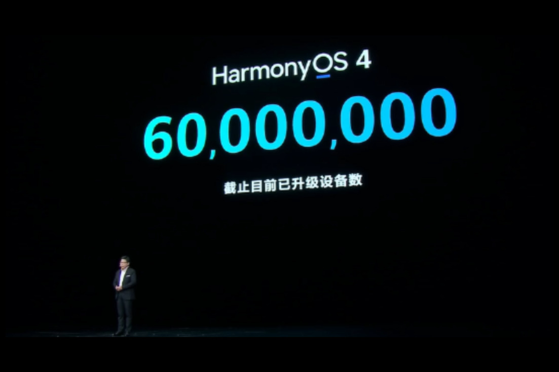 HarmonyOS 4用户已超6千万，日增120万