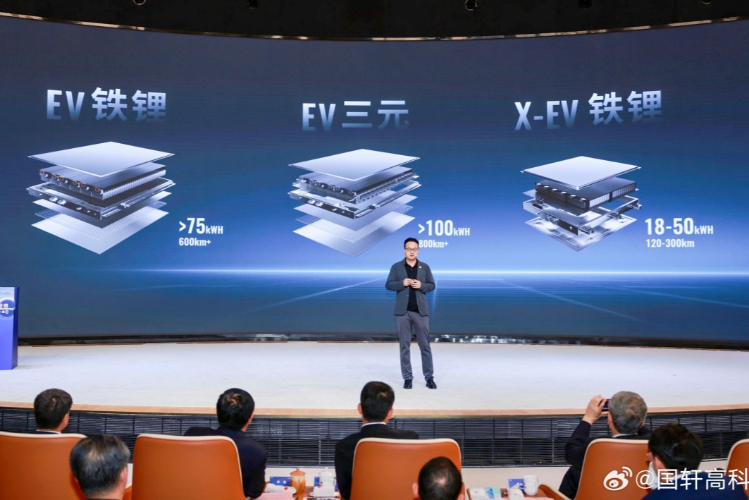国轩高科发布全固态技术“金石电池”:350Wh/kg能量密度
