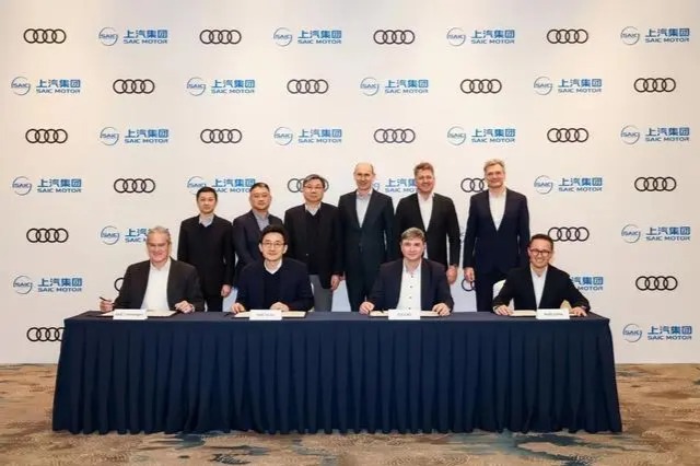 奥迪与上汽集团联合开发新平台启动,首款车型预计2025年上市