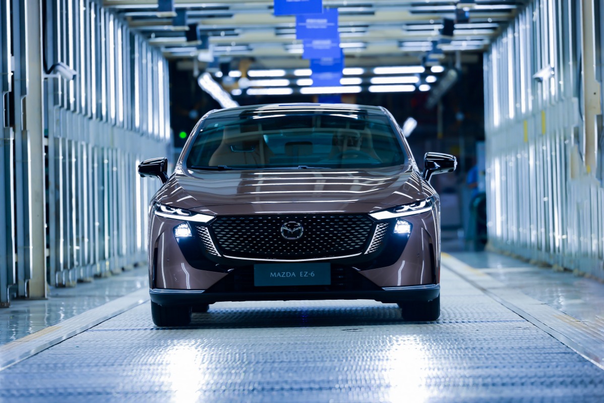 樹立合資新能源價值標準 長安馬自達MAZDA EZ-6圓滿下線