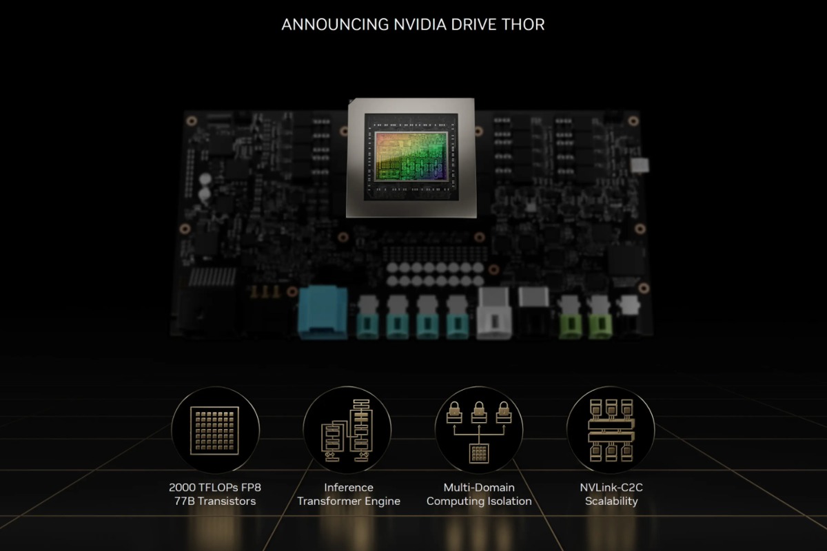 面向 L4 级自动驾驶,英伟达下一代车载自动驾驶域控芯片 NVIDIA Thor 落地“合肥工厂”