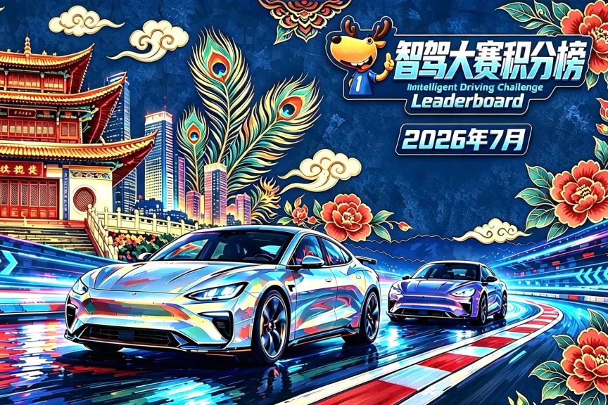 智驾大赛积分榜（2026年7月）
