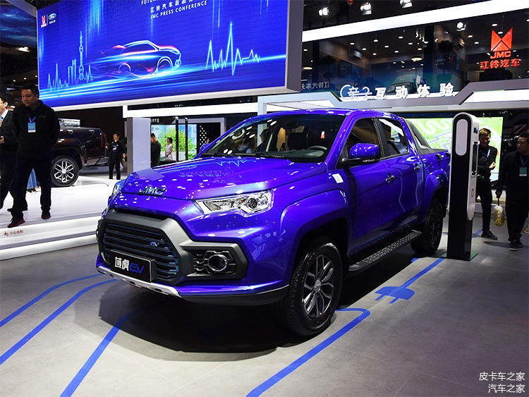 2019年上海車展展出的域虎EV皮卡