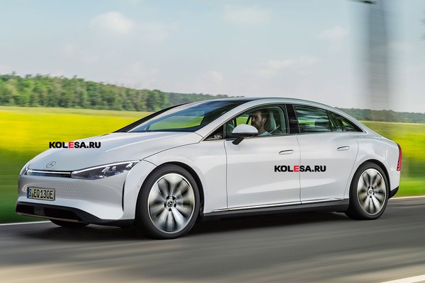 奔驰或将推出全新EQC纯电轿车 渲染图曝光