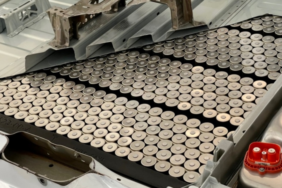 特斯拉Gigafactory Cyber?? Rodeo活動(dòng)上的4680電池