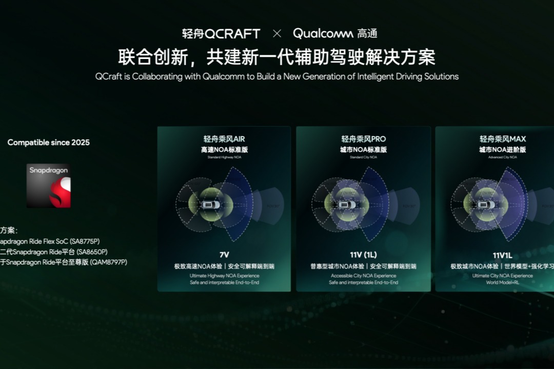 轻舟智航×高通：SA8650P城市NOA方案落地，2026年面向全球量产