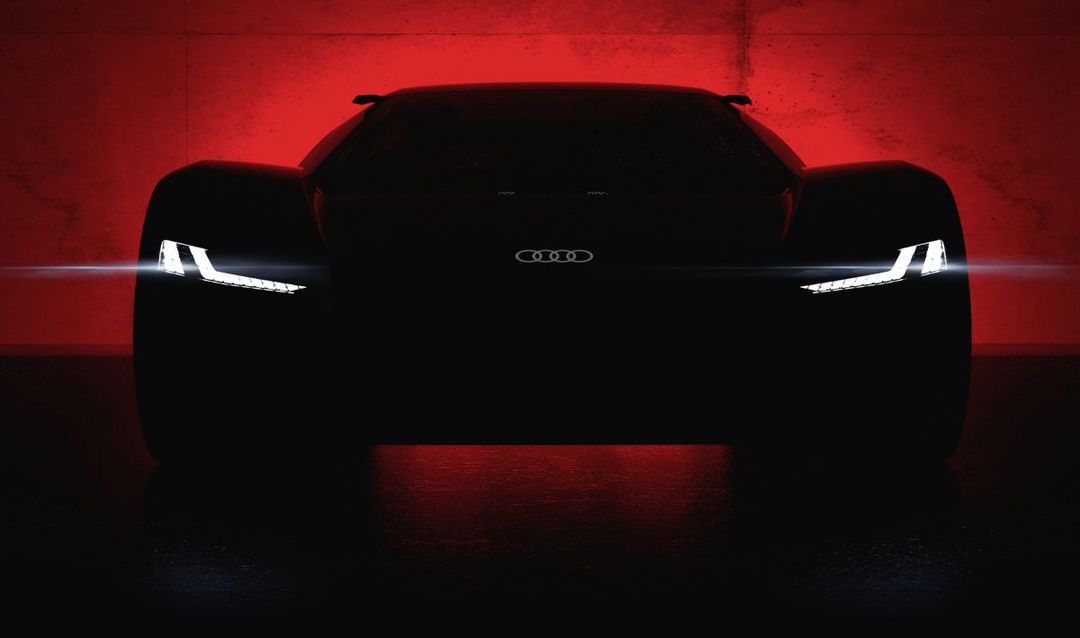Новый концепт-кар Audi PB 18, полностью электрический суперкар, будет представлен на автосалоне в Пеббл-Бич.