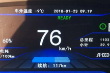 視頻 | -12℃，北汽EX200實測行駛里程超110公里