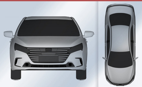 比亚迪秦EV450专利图曝光 续航可达480公里
