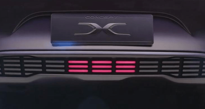 主打未来科幻 腾势Concept X概念车预告
